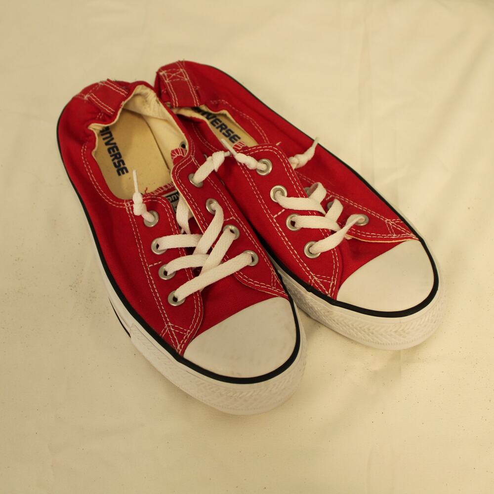 Converse All Star Shoreline Slips Women's Size 9 Varsity Red Excellent Sneakers